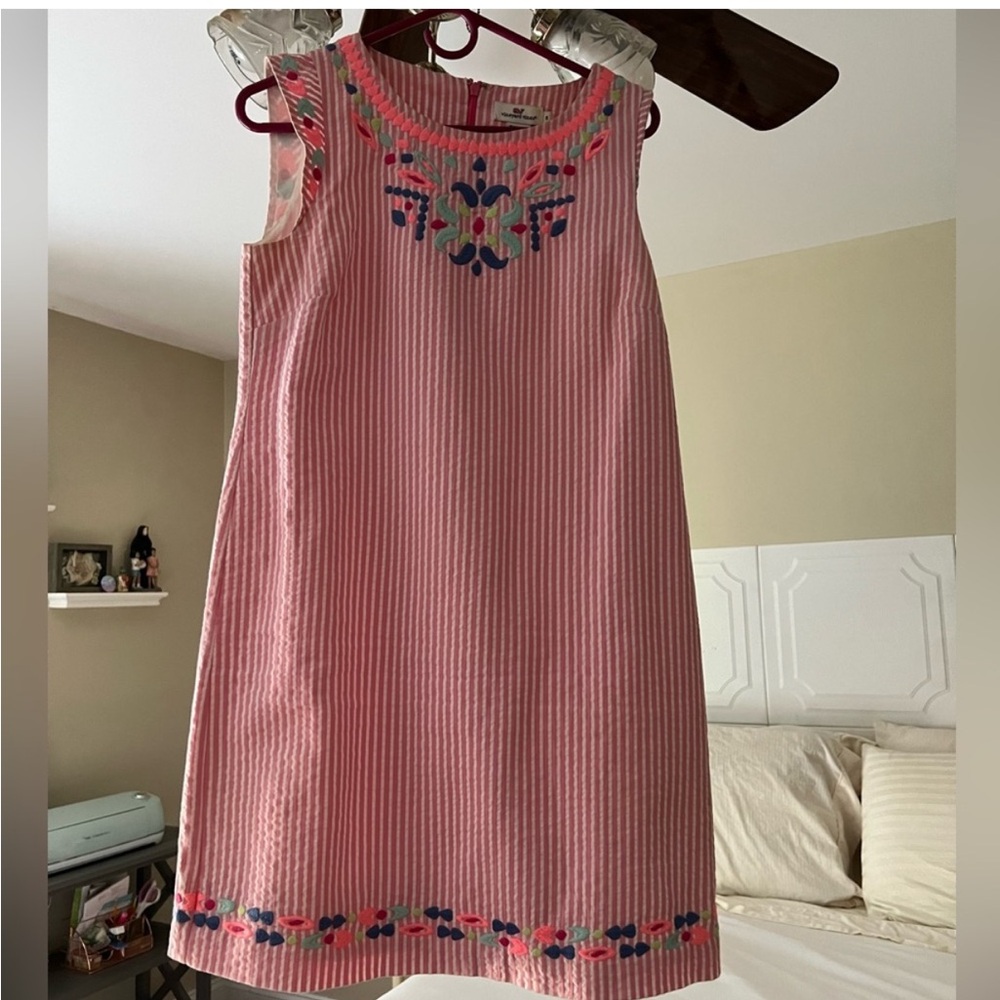 Vineyard Vines Pink and Blue Mini Dress